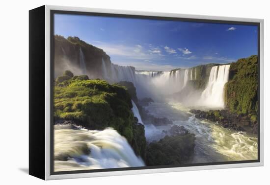 Brazil, Iguassu Falls National Park (Cataratas Do Iguacu), Devil's Throat (Garganta Do Diabo)-Michele Falzone-Framed Premier Image Canvas