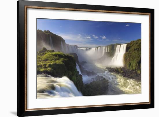 Brazil, Iguassu Falls National Park (Cataratas Do Iguacu), Devil's Throat (Garganta Do Diabo)-Michele Falzone-Framed Photographic Print