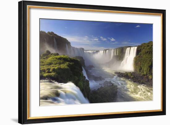 Brazil, Iguassu Falls National Park (Cataratas Do Iguacu), Devil's Throat (Garganta Do Diabo)-Michele Falzone-Framed Photographic Print