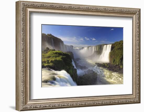 Brazil, Iguassu Falls National Park (Cataratas Do Iguacu), Devil's Throat (Garganta Do Diabo)-Michele Falzone-Framed Photographic Print