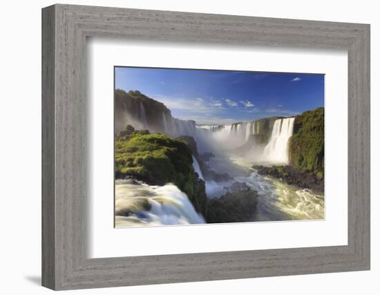 Brazil, Iguassu Falls National Park (Cataratas Do Iguacu), Devil's Throat (Garganta Do Diabo)-Michele Falzone-Framed Photographic Print