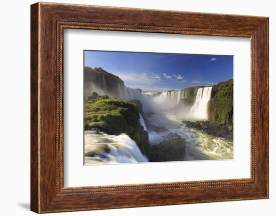 Brazil, Iguassu Falls National Park (Cataratas Do Iguacu), Devil's Throat (Garganta Do Diabo)-Michele Falzone-Framed Photographic Print