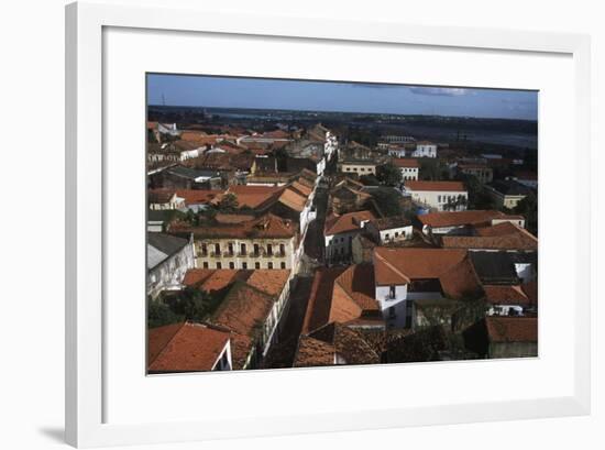 Brazil, Maranhao State, Sao Luis, Historic Centre, Rua Do Giz-null-Framed Giclee Print