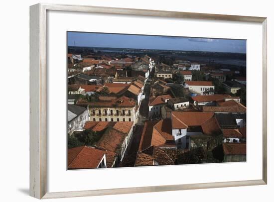 Brazil, Maranhao State, Sao Luis, Historic Centre, Rua Do Giz-null-Framed Giclee Print