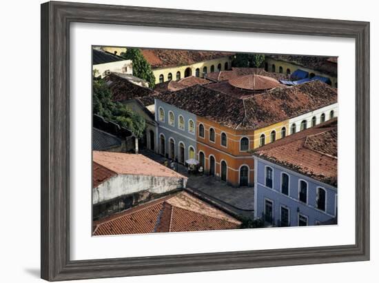 Brazil, Maranhao State, São Luís Island, São Luís, Buildings in Historical Centre-null-Framed Giclee Print