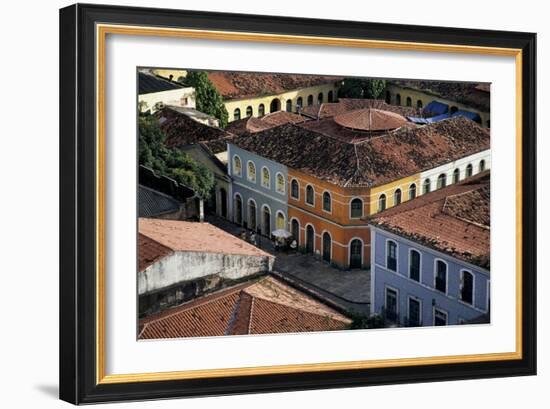 Brazil, Maranhao State, São Luís Island, São Luís, Buildings in Historical Centre-null-Framed Giclee Print