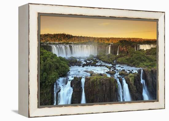 Brazil, Parana, Iguassu Falls National Park (Cataratas Do Iguacu) (Unesco Site)-Michele Falzone-Framed Premier Image Canvas