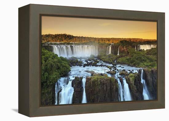 Brazil, Parana, Iguassu Falls National Park (Cataratas Do Iguacu) (Unesco Site)-Michele Falzone-Framed Premier Image Canvas