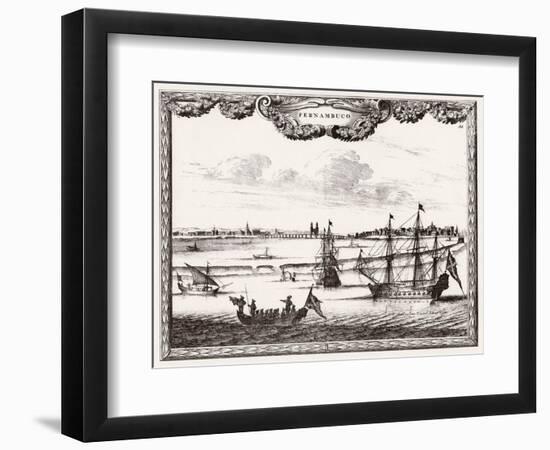 Brazil, Recife C1700-Carel Allard-Framed Art Print