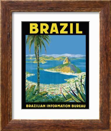 Brazil - Rio de Janeiro - Brazilian Information Bureau' Giclee Print -  Waldomiro Gonçalves Christino | Art.com