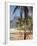 Brazil, Rio De Janeiro, Leblon Beach, Bike Leaning on Palm Tree-Jane Sweeney-Framed Photographic Print