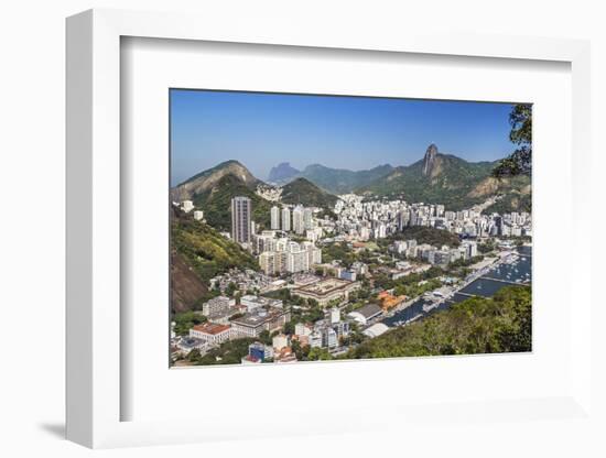 Brazil, Rio De Janeiro. Rio De Janeiro City Viewed from Sugar Loaf Mountain-Nigel Pavitt-Framed Photographic Print