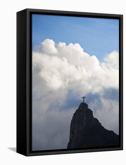 Brazil, Rio De Janeiro, Statue of Christ-Jane Sweeney-Framed Premier Image Canvas