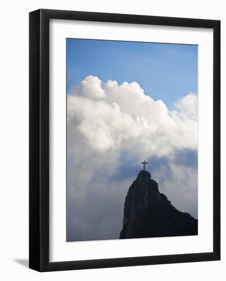 Brazil, Rio De Janeiro, Statue of Christ-Jane Sweeney-Framed Photographic Print