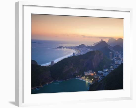 Brazil, Rio De Janeiro, Urca, Sugar Loaf Mountain-Jane Sweeney-Framed Photographic Print