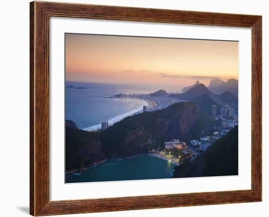 Brazil, Rio De Janeiro, Urca, Sugar Loaf Mountain-Jane Sweeney-Framed Photographic Print