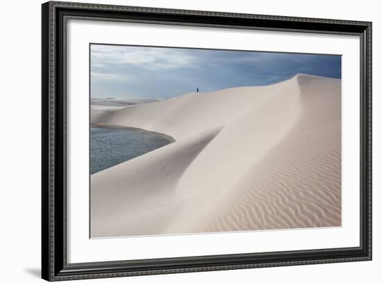 Brazil's Lencois Maranhenses Sand Dunes and Lagoons-Alex Saberi-Framed Photographic Print