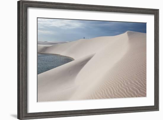 Brazil's Lencois Maranhenses Sand Dunes and Lagoons-Alex Saberi-Framed Photographic Print