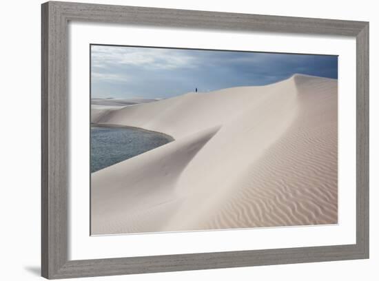 Brazil's Lencois Maranhenses Sand Dunes and Lagoons-Alex Saberi-Framed Photographic Print