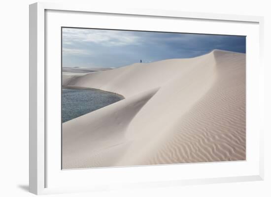 Brazil's Lencois Maranhenses Sand Dunes and Lagoons-Alex Saberi-Framed Photographic Print