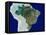 Brazil, Satellite Image-PLANETOBSERVER-Framed Premier Image Canvas