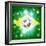 Brazil Soccer Flag-Krisdog-Framed Premium Giclee Print