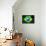 Brazil Soccer World Cup 2014 Flag-daboost-Framed Stretched Canvas displayed on a wall