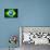 Brazil Soccer World Cup 2014 Flag-daboost-Art Print displayed on a wall