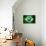 Brazil Soccer World Cup 2014 Flag-daboost-Mounted Art Print displayed on a wall