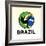 Brazil Soccer-null-Framed Giclee Print