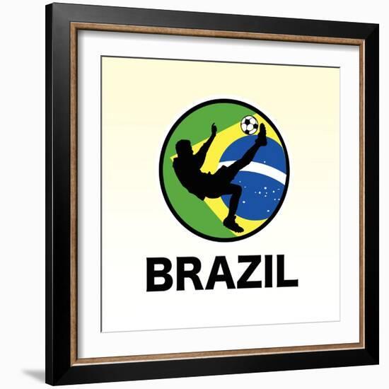 Brazil Soccer-null-Framed Giclee Print