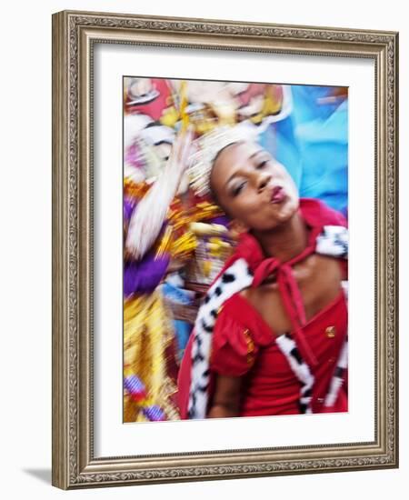 Brazil, State of Rio de Janeiro, City of Rio de Janeiro, City Center, Street Carnival.-Karol Kozlowski-Framed Photographic Print