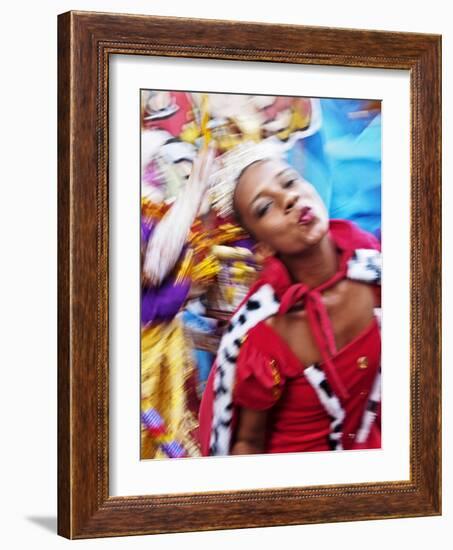 Brazil, State of Rio de Janeiro, City of Rio de Janeiro, City Center, Street Carnival.-Karol Kozlowski-Framed Photographic Print