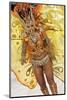 Brazil, State of Rio de Janeiro, City of Rio de Janeiro, Samba Dancer in the Carnival Parade at The-Karol Kozlowski-Mounted Photographic Print