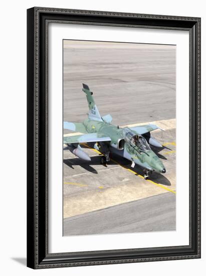 Brazilian Air Force A-1A (Amx) Aircraft Parked at Natal Air Force Base, Brazil-Stocktrek Images-Framed Photographic Print