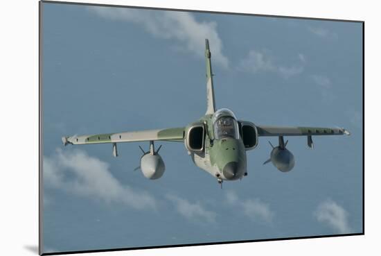 Brazilian Air Force Amx in Flight over Brazil-Stocktrek Images-Mounted Photographic Print
