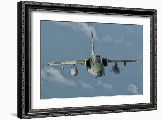 Brazilian Air Force Amx in Flight over Brazil-Stocktrek Images-Framed Photographic Print