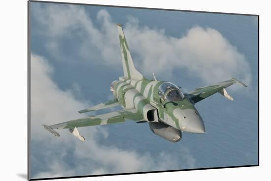 Brazilian Air Force F-5 in Flight over Brazil-Stocktrek Images-Mounted Photographic Print