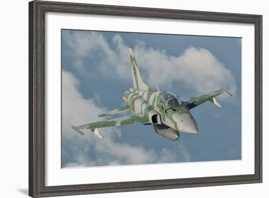 Brazilian Air Force F-5 in Flight over Brazil-Stocktrek Images-Framed Photographic Print