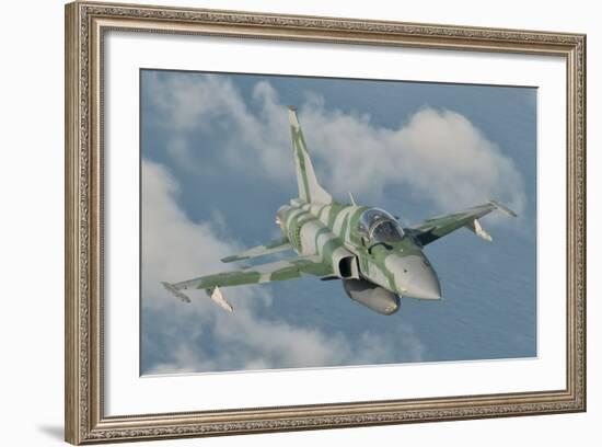 Brazilian Air Force F-5 in Flight over Brazil-Stocktrek Images-Framed Photographic Print