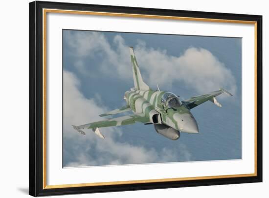 Brazilian Air Force F-5 in Flight over Brazil-Stocktrek Images-Framed Photographic Print