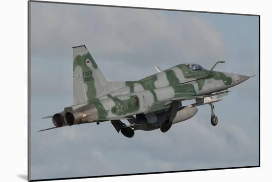 Brazilian Air Force F-5 Taking Off from Natal Air Force Base, Brazil-Stocktrek Images-Mounted Photographic Print