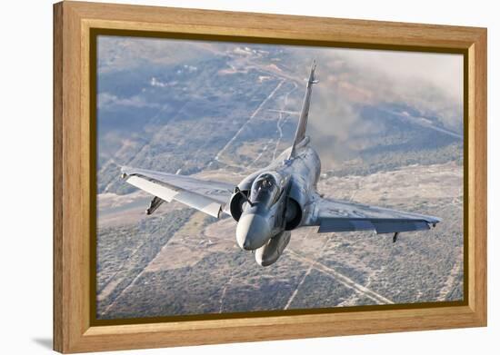 Brazilian Air Force Mirage 2000 Flying over Brazil-Stocktrek Images-Framed Premier Image Canvas