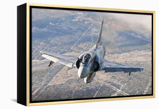 Brazilian Air Force Mirage 2000 Flying over Brazil-Stocktrek Images-Framed Premier Image Canvas