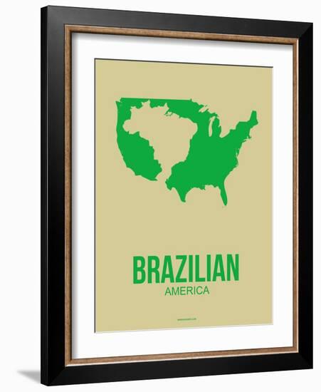 Brazilian America Poster 3-NaxArt-Framed Art Print