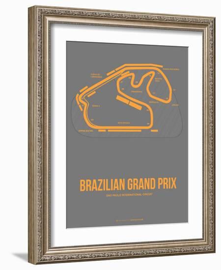 Brazilian Grand Prix 1-NaxArt-Framed Art Print