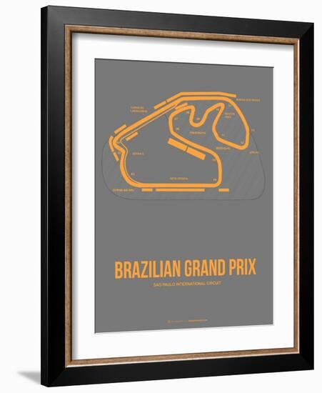 Brazilian Grand Prix 1-NaxArt-Framed Art Print