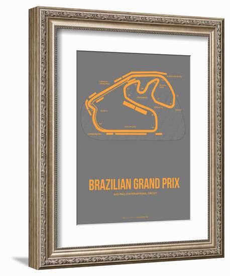 Brazilian Grand Prix 1-NaxArt-Framed Art Print