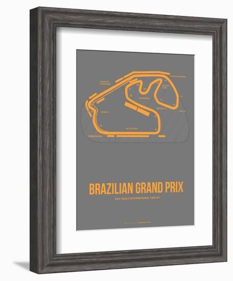 Brazilian Grand Prix 1-NaxArt-Framed Art Print