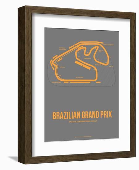 Brazilian Grand Prix 1-NaxArt-Framed Art Print